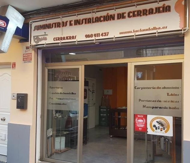 La Clau D'alba Cerrajeros fachada de la cerrajería